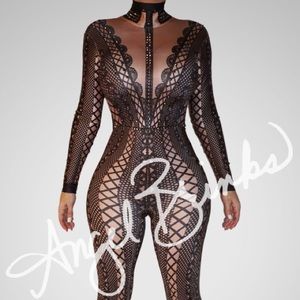 Angel Brinks Vendetta Black Bodysuit